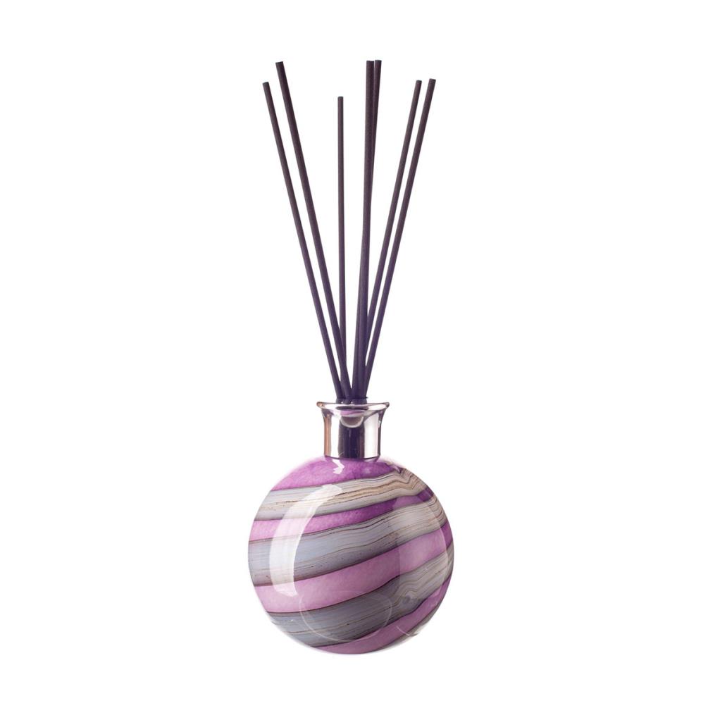 Amelia Art Glass Violet Sands Large Sphere Reed Diffuser £20.24